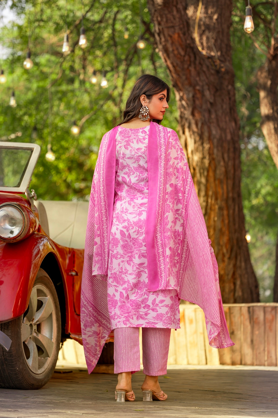 Cotton Kurti Pant Dupatta Set | RoopRivaaj
