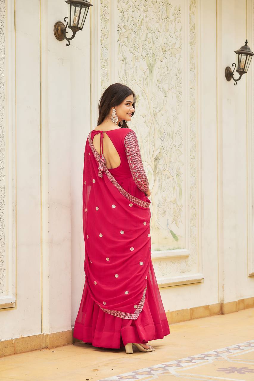 Festival Anarkali Dress with Dupatta | RoopRivaaj