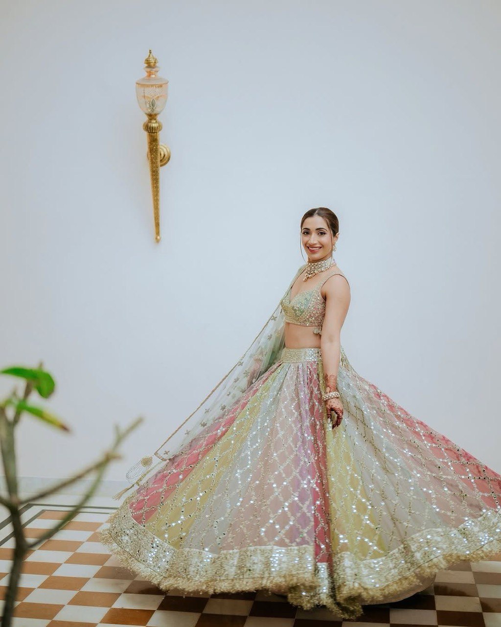 Heavy Boutique Fox Georgette Sequin Work Lehenga Choli | RoopRivaaj