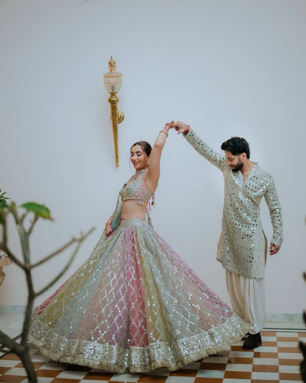 Heavy Boutique Fox Georgette Sequin Work Lehenga Choli | RoopRivaaj
