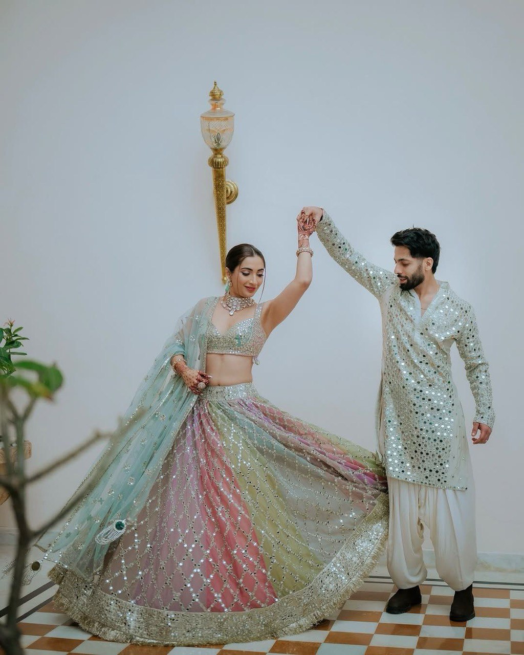 Heavy Boutique Fox Georgette Sequin Work Lehenga Choli | RoopRivaaj
