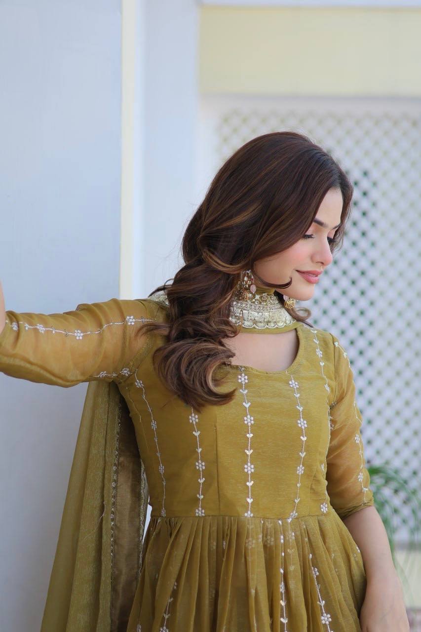 Designer Top and Sharara Set with Sequence Work and Dupatta | RoopRivaaj
