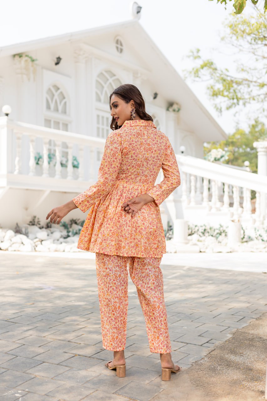 Versatile Printed Indo Cotton Co-ord Set | RoopRivaaj