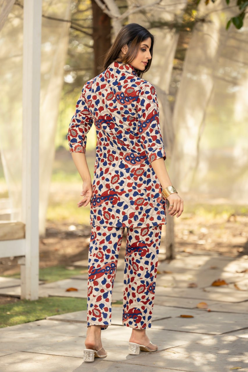 Effortless Everyday Chic Cotton Straight Co-ord Set | RoopRivaaj