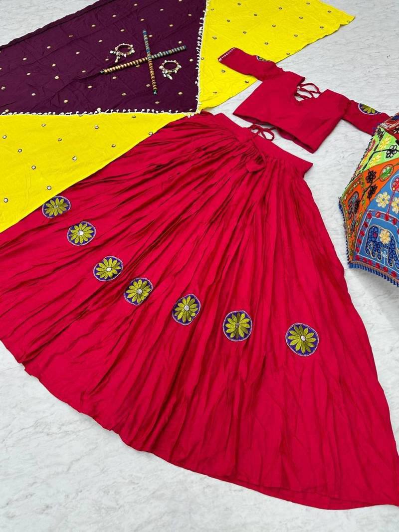 Navratri Special Rayon Cotton Lehenga Choli | RoopRivaaj