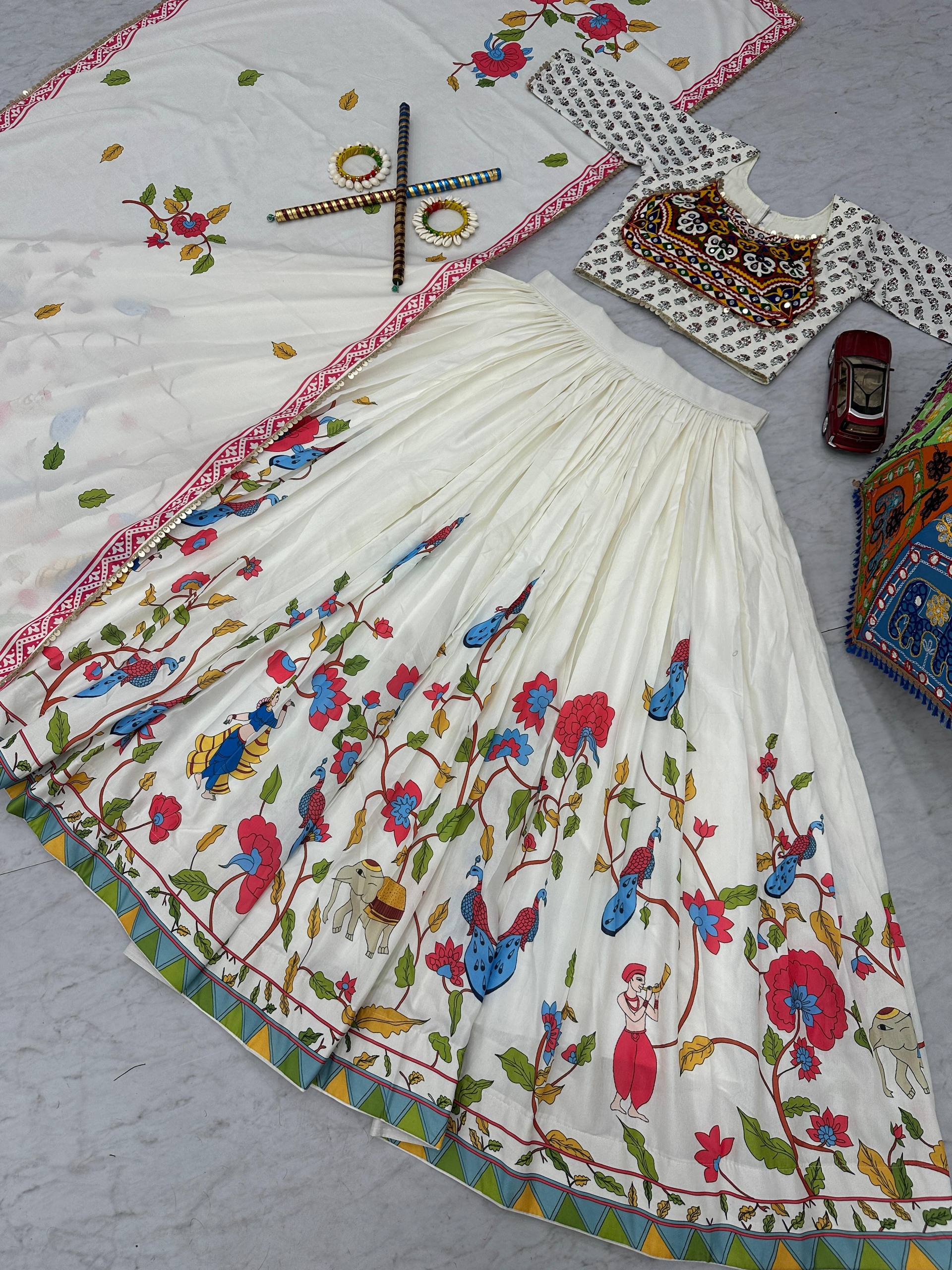 Navratri Special Pure Cotton Lehenga Choli | RoopRivaaj