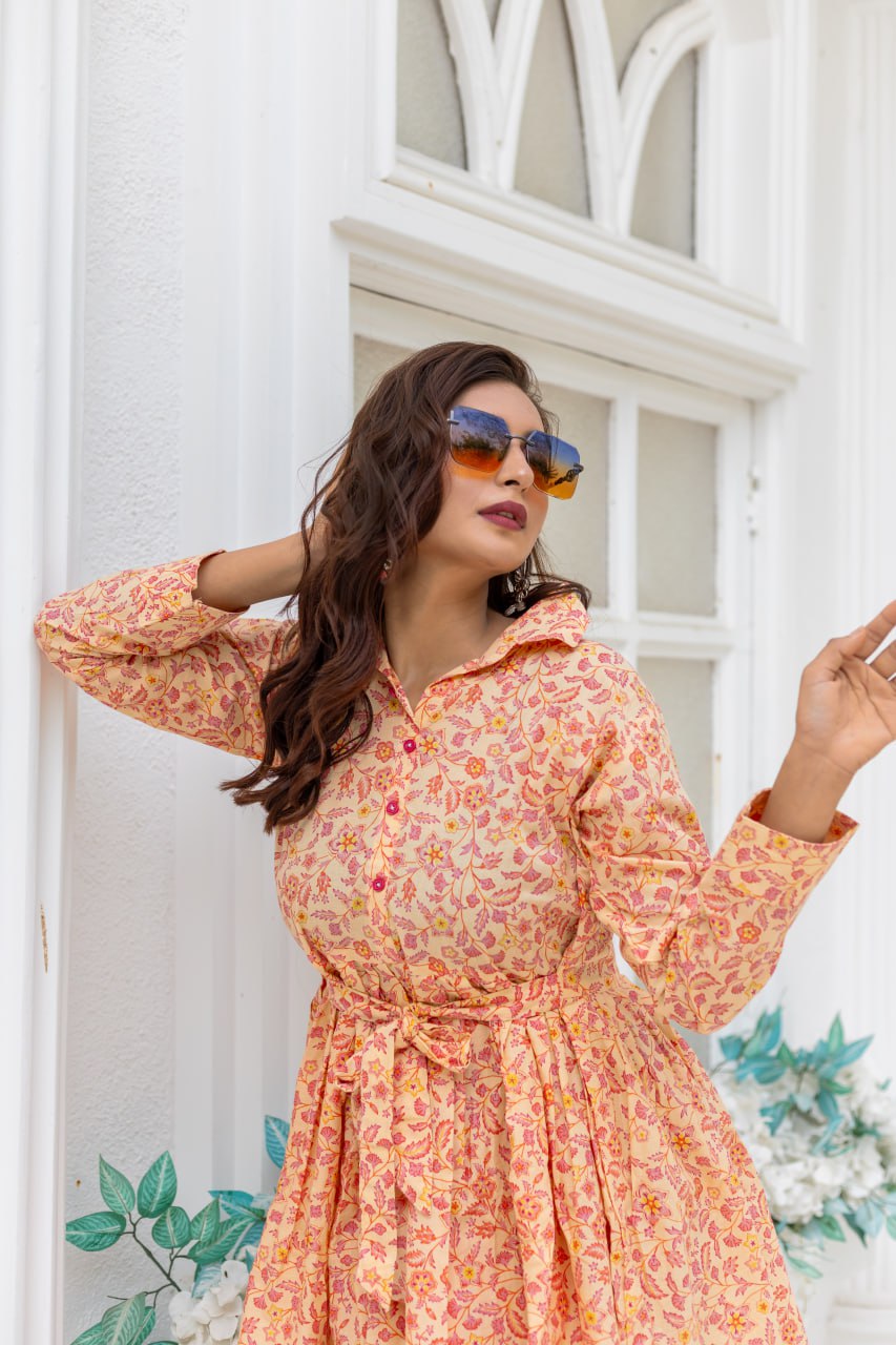 Versatile Printed Indo Cotton Co-ord Set | RoopRivaaj