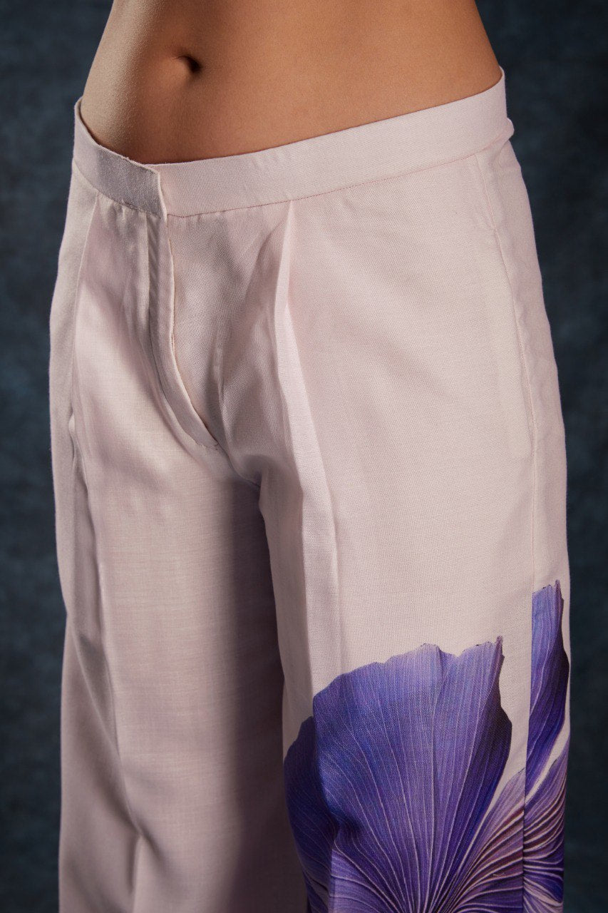 Light Pink Linen Co-Ord Set | RoopRivaaj